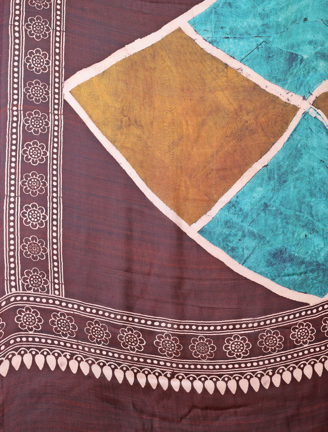 Charcoal Grey Ethnic Motif Satin Georgette Saree