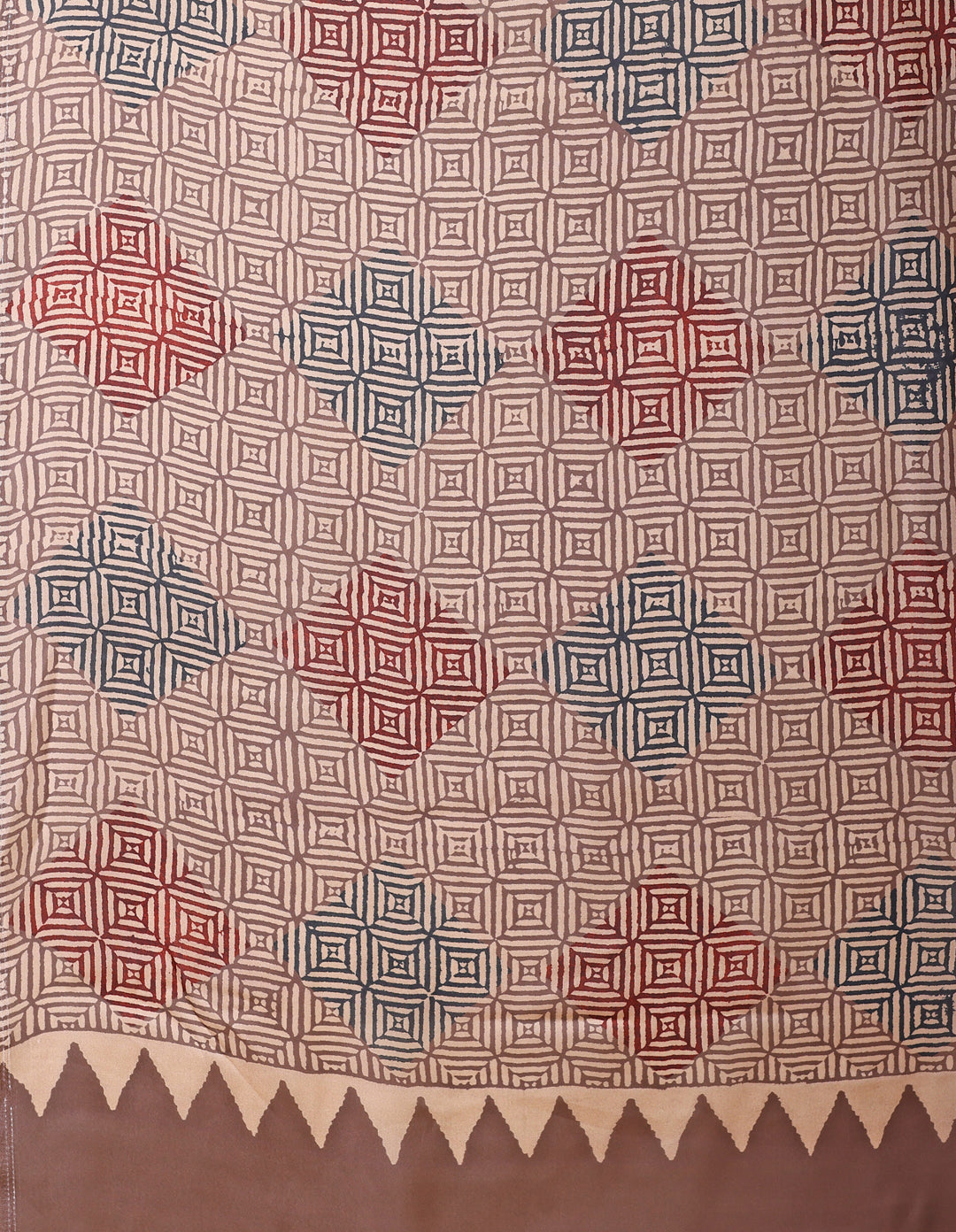 Violet Purple Ethnic Motif Satin Georgette Saree